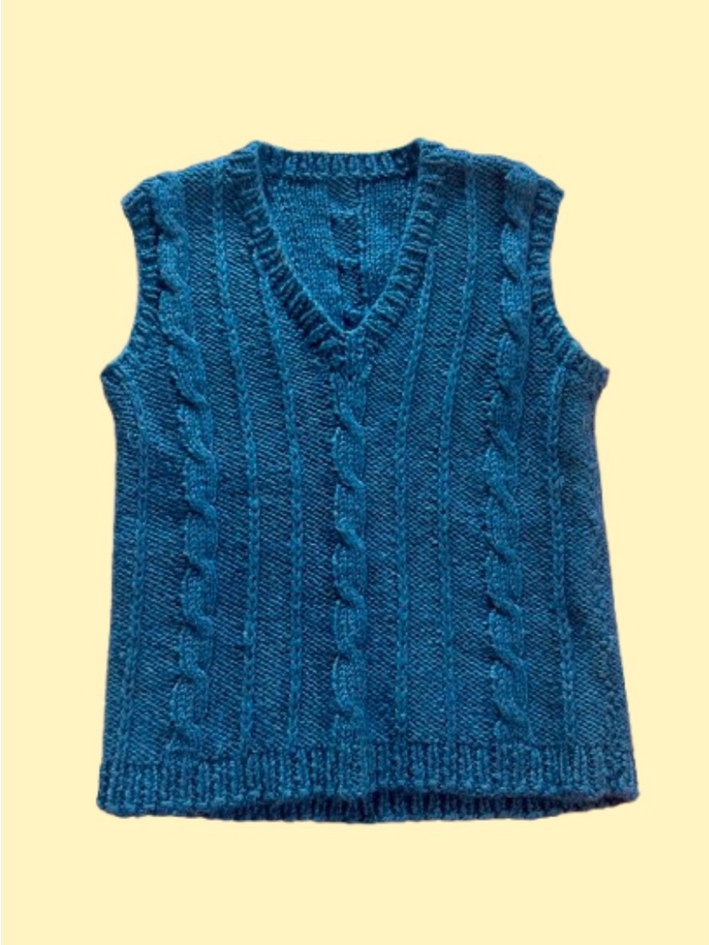 Handmade sweater vest